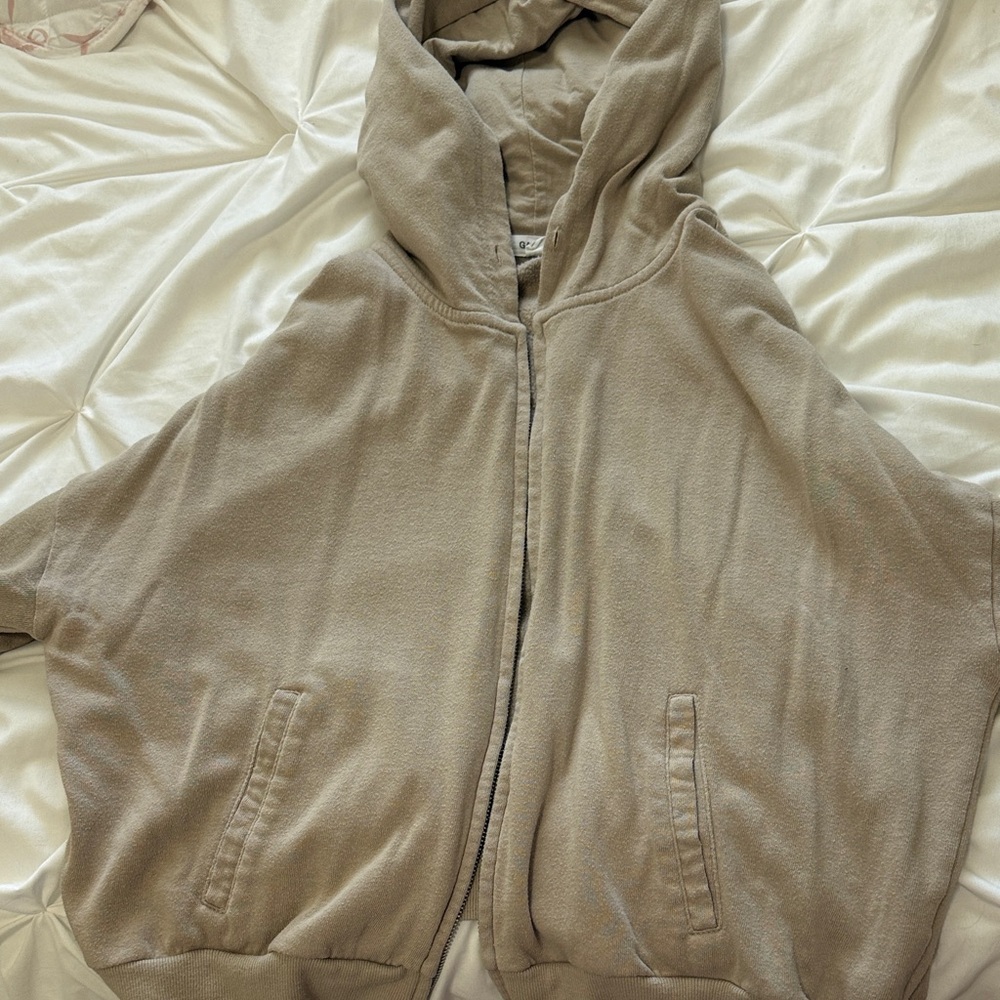 Garage Neutral Beige Hoodie